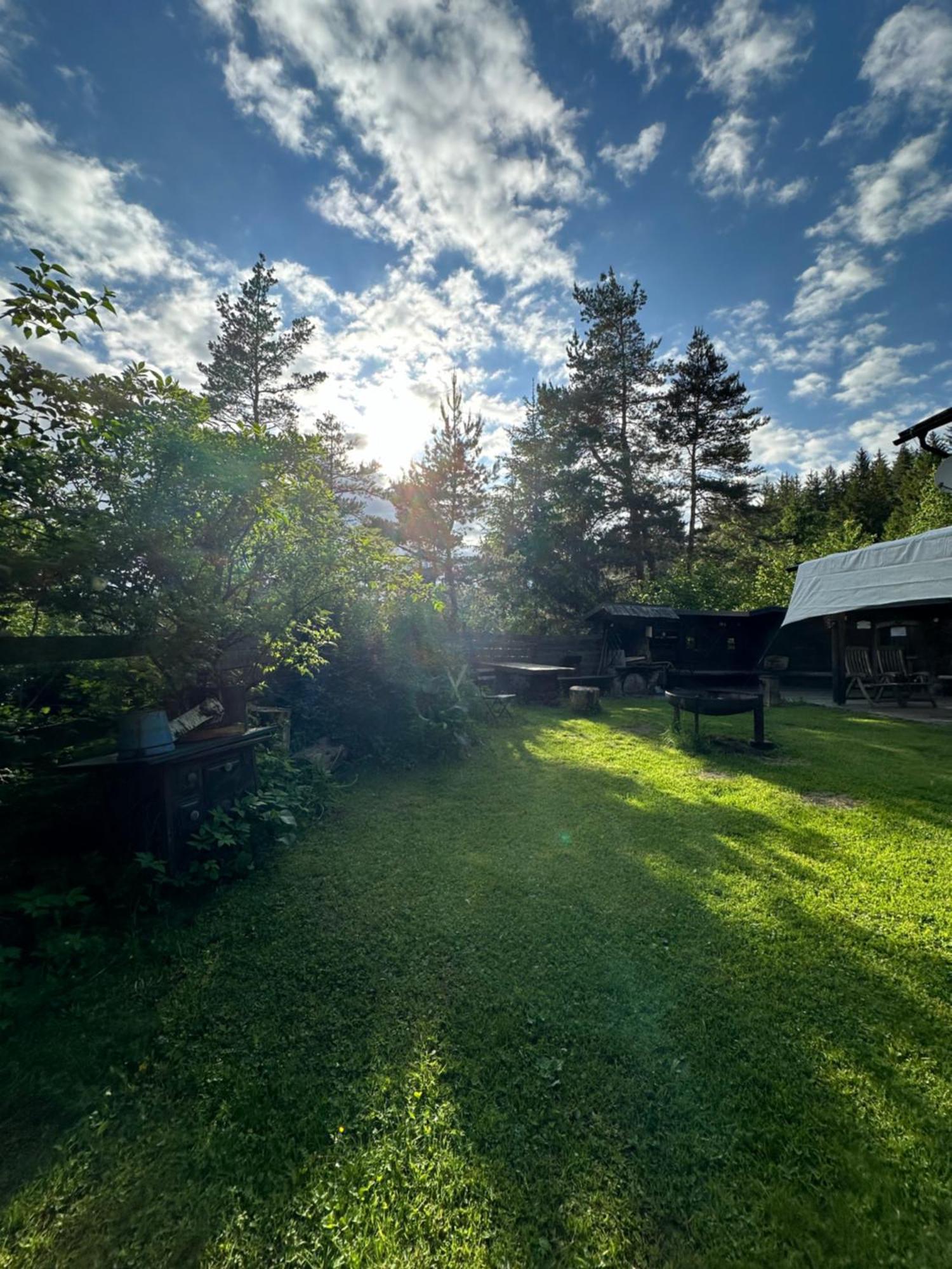 Ferienhaus Im Wald Edelschrott Luaran gambar
