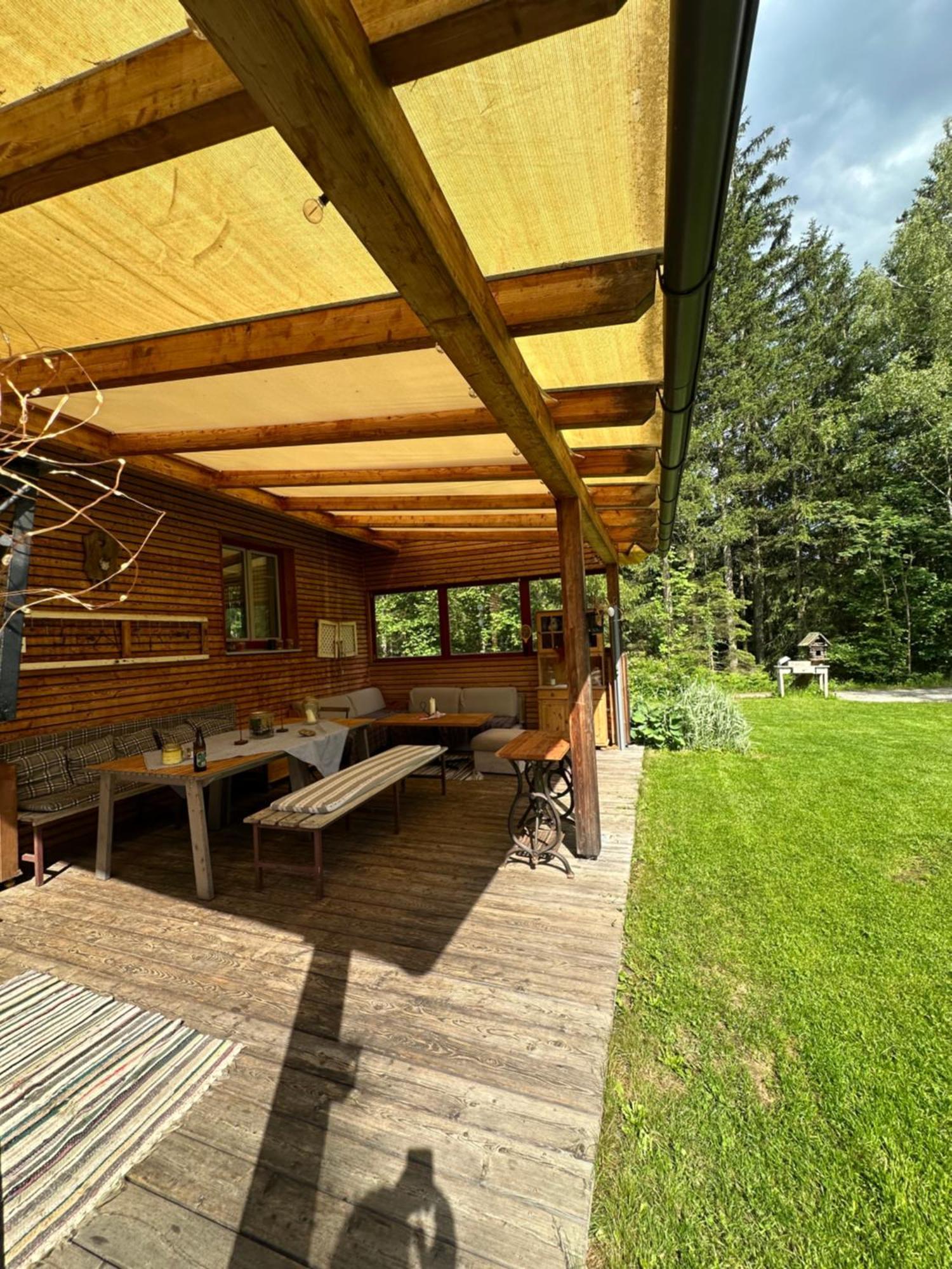 Ferienhaus Im Wald Edelschrott Luaran gambar